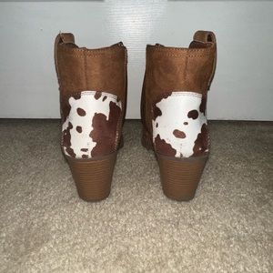 Brown booties